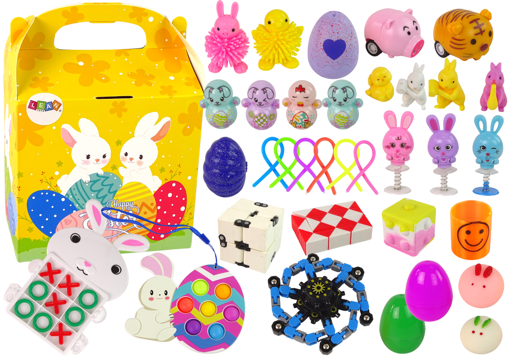 Zestaw Zabawek Wielkanocnych Fidget Toys Antystresowe 36 Elementów