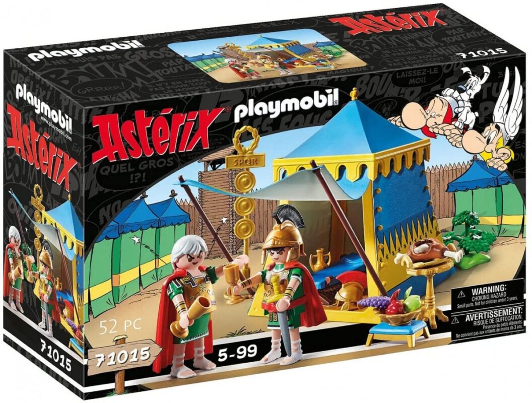 Zestaw figurek Asterix 71015 Namiot dowódcy z generałami
