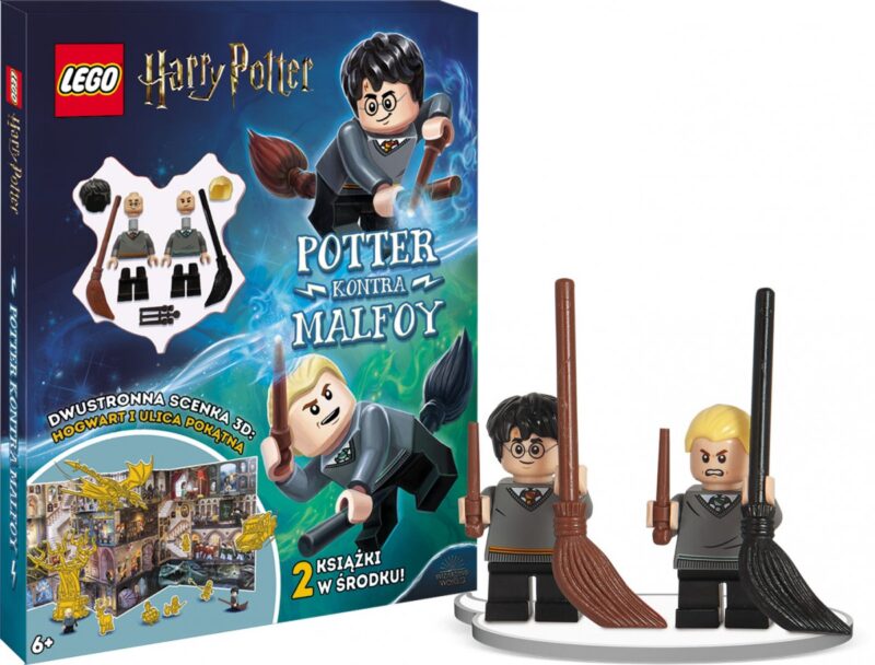 Zestaw książek z klockami LEGO Harry Potter. Potter Kontra Malfoy