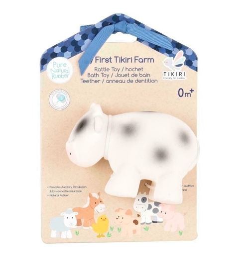 Gryzak zabawka Krowa Farma z opakowaniem