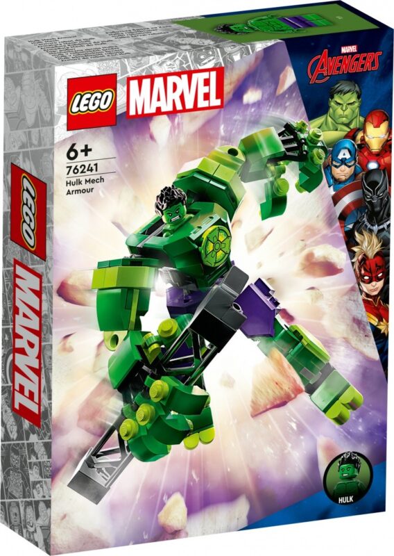 Klocki Super Heroes 76241 Mechaniczna zbroja Hulka
