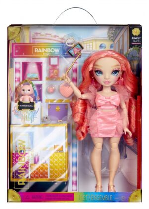 Lalka Rainbow High New Friends Fashion Doll- Pinkly Paige Pink