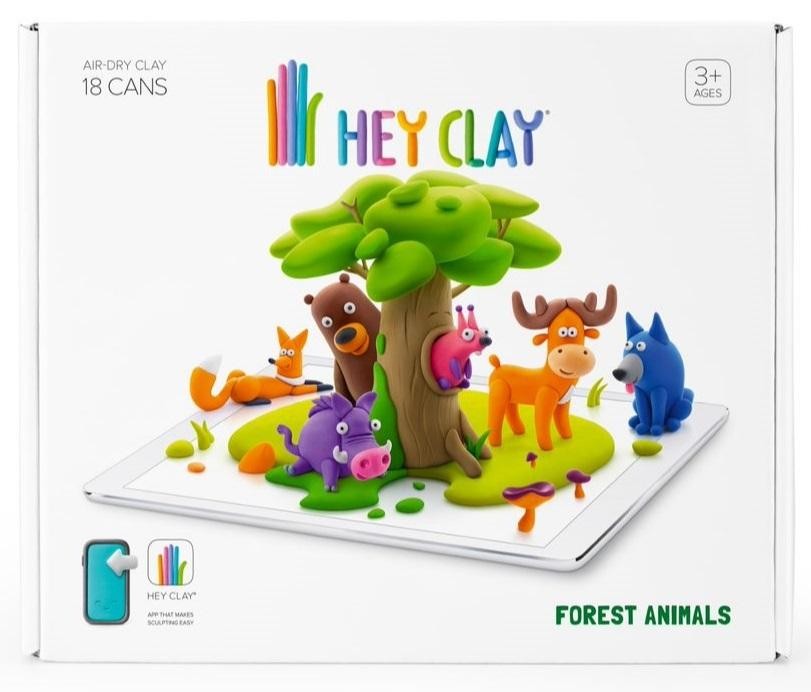 Masa plastyczna Hey Clay Zwierzęta leśne