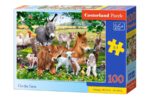 Puzzle 100 elementów Zwierzęta na farmie