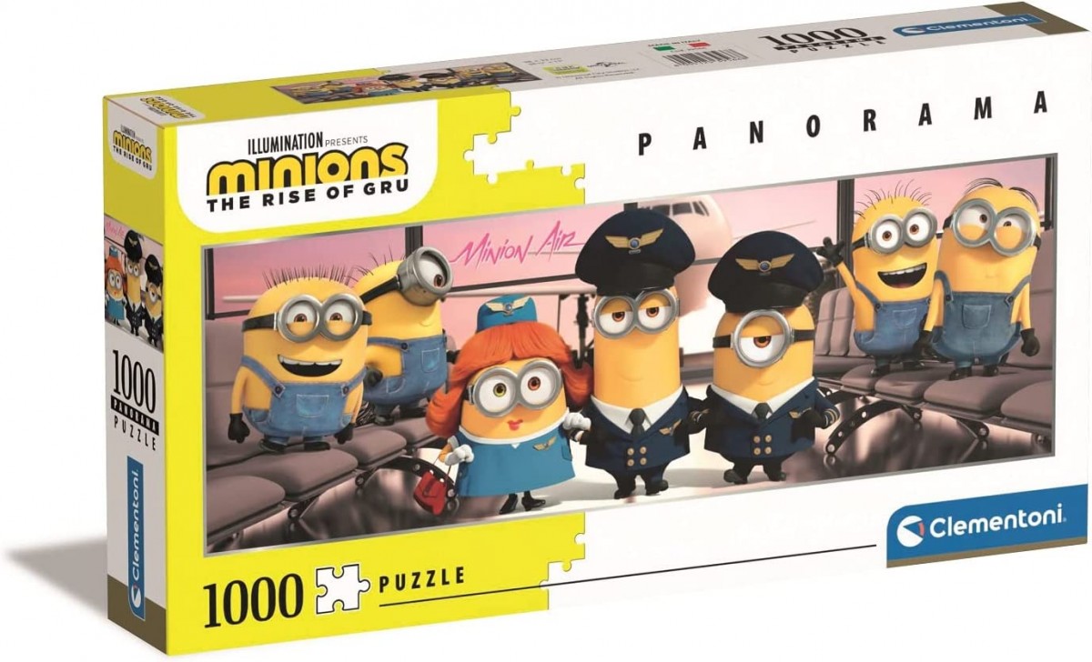Puzzle 1000 elementów Panorama Minionki 2