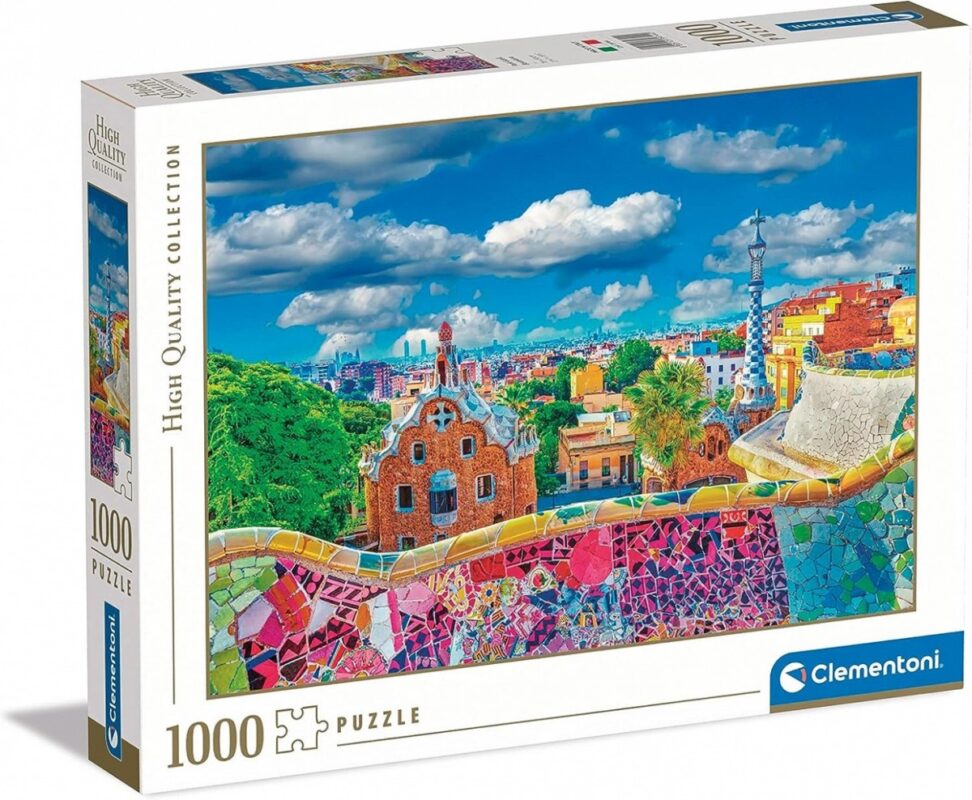 Puzzle 1000 elementów Park Gurell Barcelona