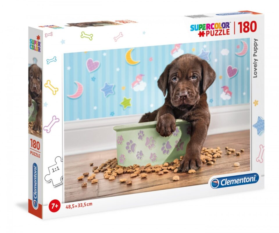 Puzzle 180 elementów Lovely Puppy