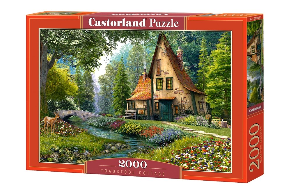 Puzzle 2000 elementów Chatka