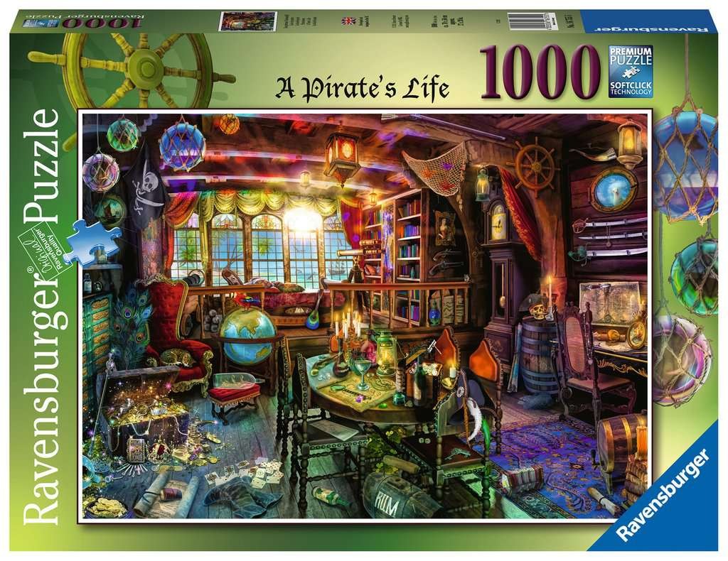 Puzzle 2D 1000 elementów Pirackie życie