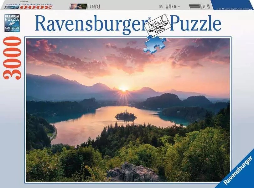 Puzzle 3000 elementów Jezioro Bled Słowenia