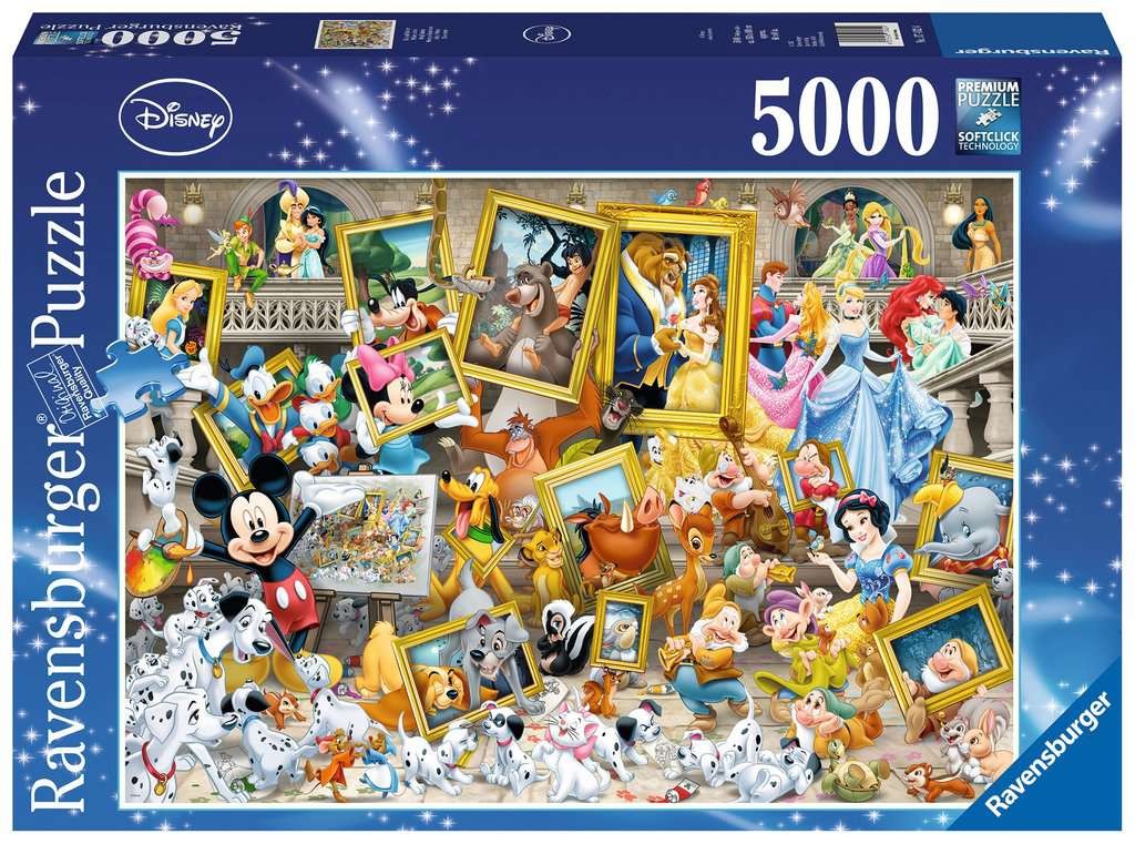 Puzzle 5000 elementów Postacie Disneya
