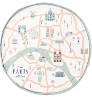 Worek na zabawki - Mapa Paryż